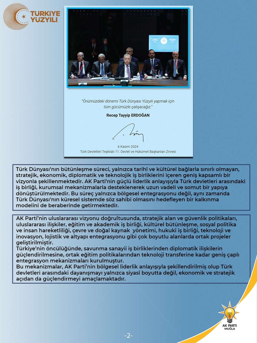Türk Dünyası Vizyon Belgesi” Ankara’da Tanıtıldı: Türkiye Ortak Geleceğin Liderliğine Yürüyüyor 3